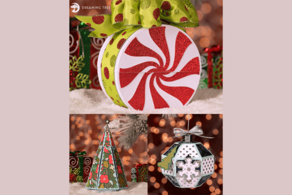 Download Merry and Bright Gift Boxes SVG Bundle - Svg Collection