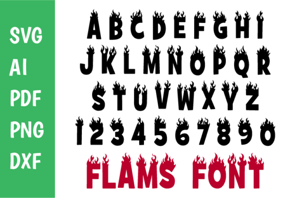 Download Flame Font Font for Cricut Svg - Svg Collection