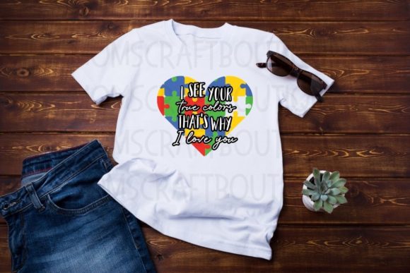 Download True Colors Autism Heart | Puzzle Piece - Piece Collection