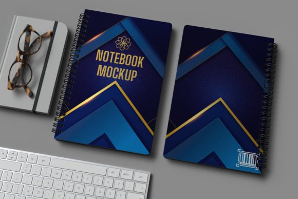 Download Front, Back Spiral Notebook Cover Mockup - Spiral notebook Collection