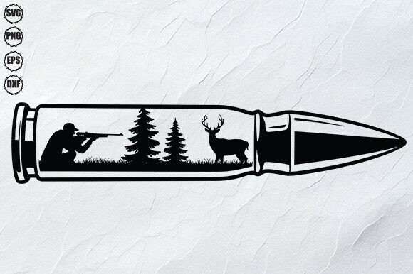 Download Hunting Bullet SVG Deer Hunter Cut File - Svg Collection
