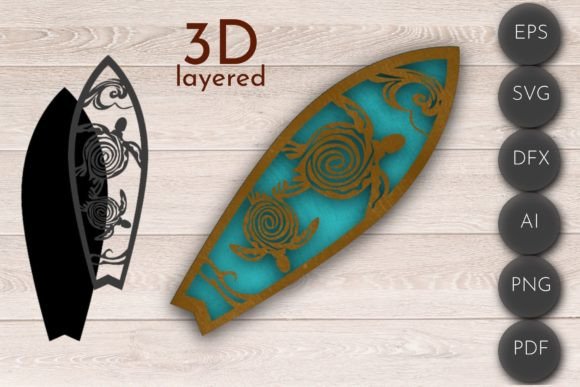 Download 3D Layered SVG, Flip Flop Zone, Laser Cut - Svg Collection