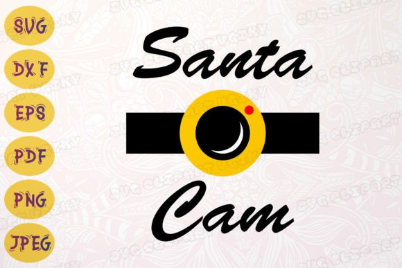Download Santa Cam Yellow Belt SVG Xmas Ball DXF - Svg Collection