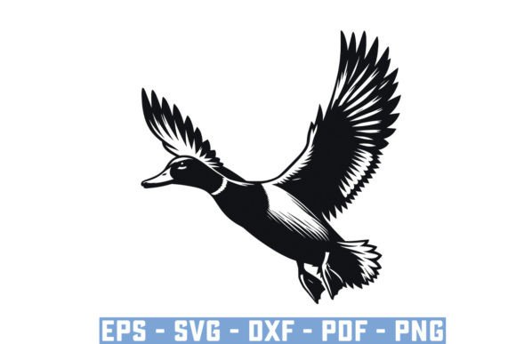 Download Flying Mallard Duck Silhouette Files Svg - Svg Collection